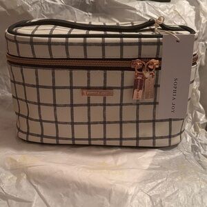 Sophia Joy 2 piece train case Cosmetic Bag